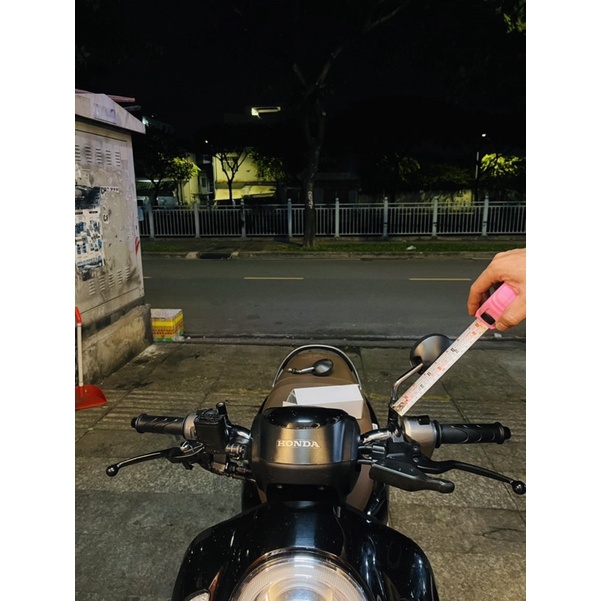 Gương chiếu hậu xe máy mini, gương tròn hàng nhập chính hãng thái lan