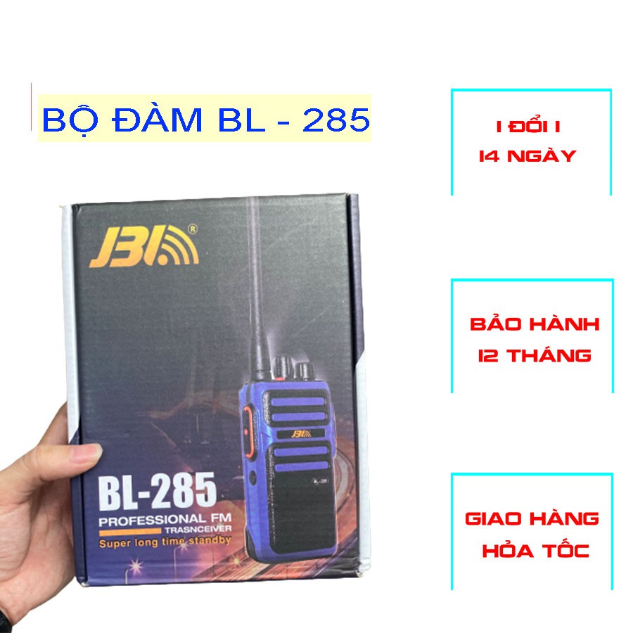 Máy Bộ Đàm Cầm Tay JBL BL-285 - Bộ Đàm Chính Hãng Bắt Sóng Khỏe, Âm Thanh Rõ Nét