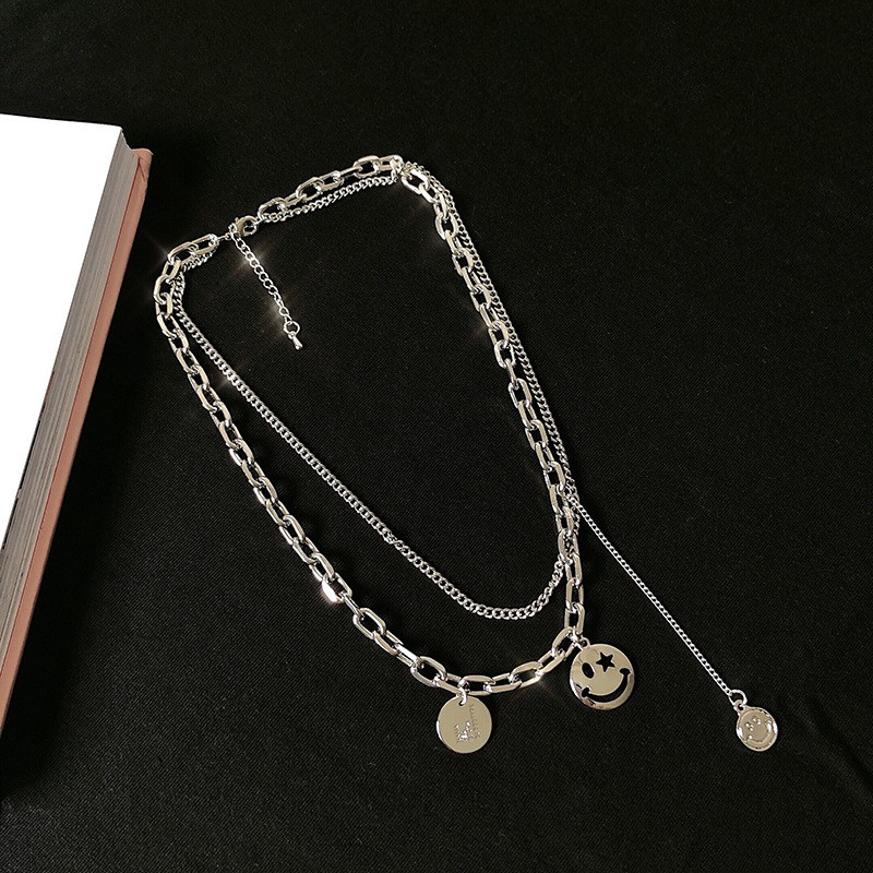 Vòng cổ họa tiết icon mặt cười kèm tua rua siêu hot VC65 | BigBuy360 - bigbuy360.vn