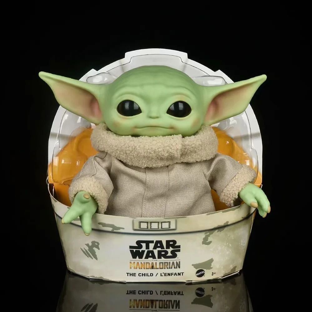 Búp bê nhồi bông hình em bé Yoda phim Star Wars 11 inch