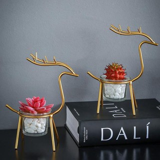 🔥𝐇𝐎𝐓 𝐃𝐄𝐀𝐋🔥Chậu Cây Cảnh Mini Dáng Hươu Trang Trí Bàn MQ-042