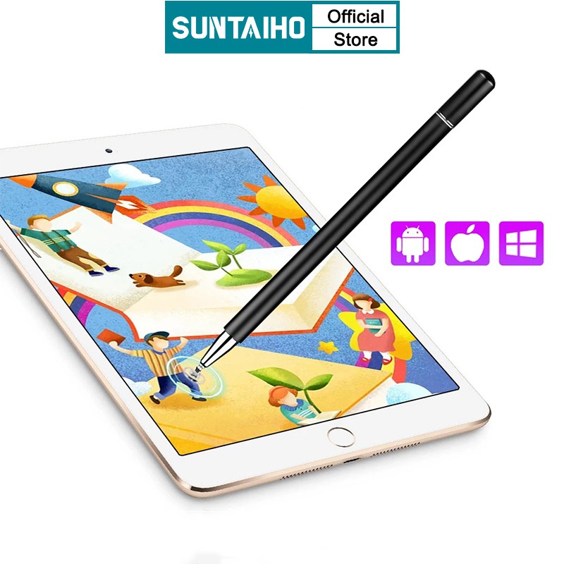 Bút Vẽ Màn Hình Cảm Ứng Suntaiho 2 Trong 1 Chuyên Dụng Cho Điện Thoại Android iPad PC