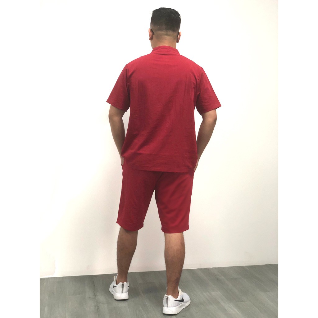 Bộ Đồ Đũi Xước Đen Trắng Cho Người Béo | BigBuy360 - bigbuy360.vn