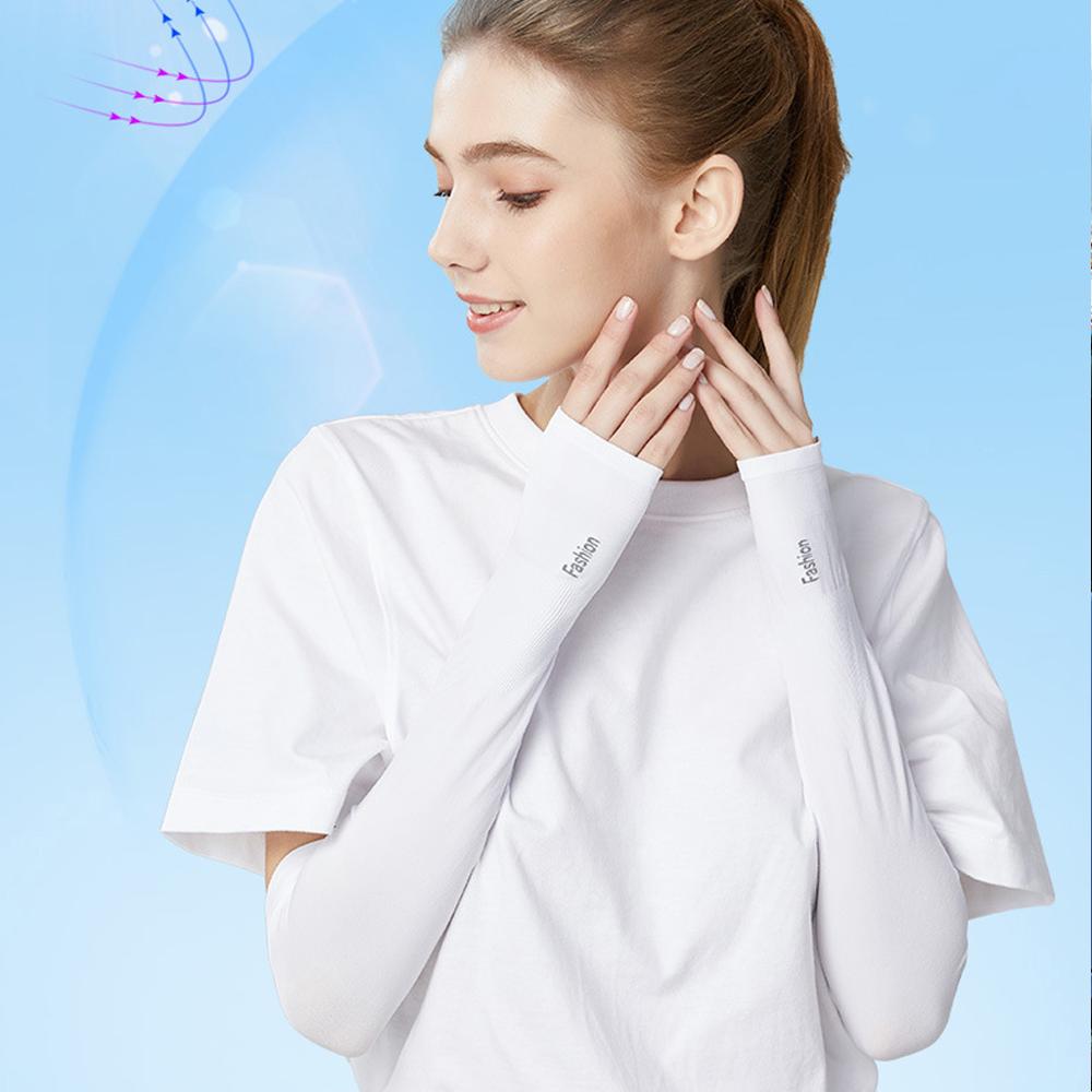 Găng Cánh Tay Giữ Ấm Mùa Hè Phản Quang Chống Tia UV