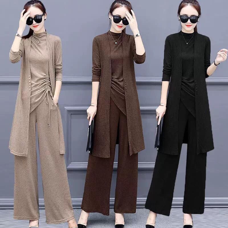 👗 SET BỘ CÁCH ĐIỆU KÈM ÁO KHOÁC CAO CẤP MSP_DVGS_D260