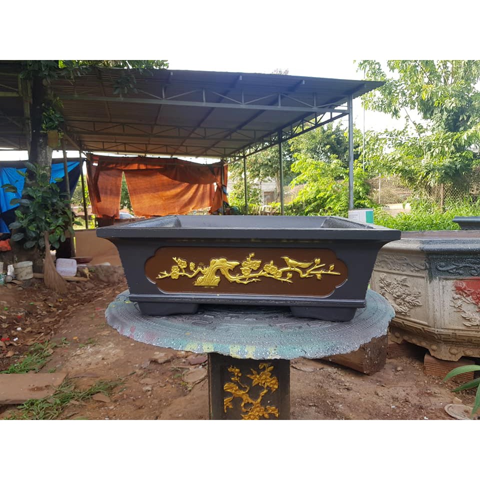 Khuôn đúc chậu chữ nhật 60