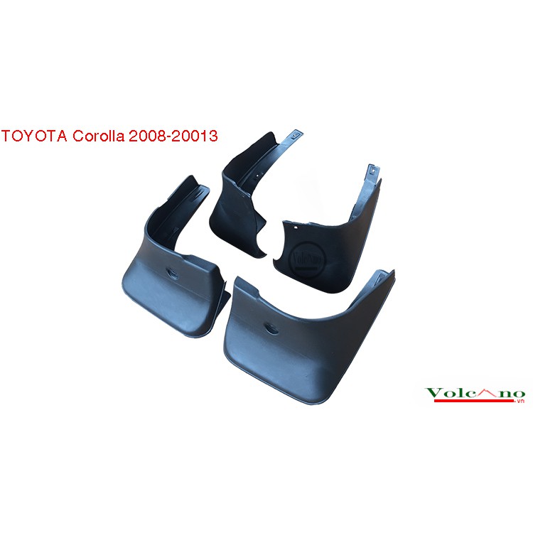 Bộ 4 chắn bùn Nhựa Dẻo cho xe ô tô Toyota Corolla 2003-2017 Mia Shop