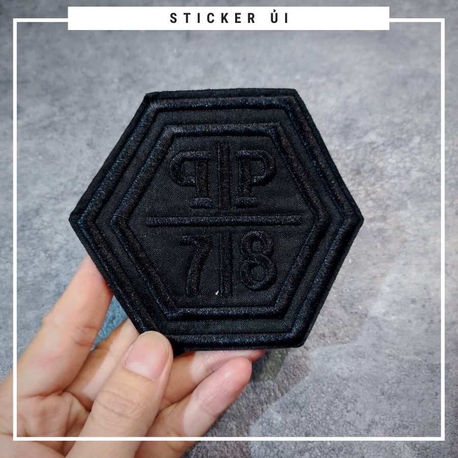 Sticker ủi áo Cao cấp - CÓ SẴN KEO ỦI - sticker vải dùng làm miếng vá áo, phụ kiện trang trí quần áo, balo, giày, nón