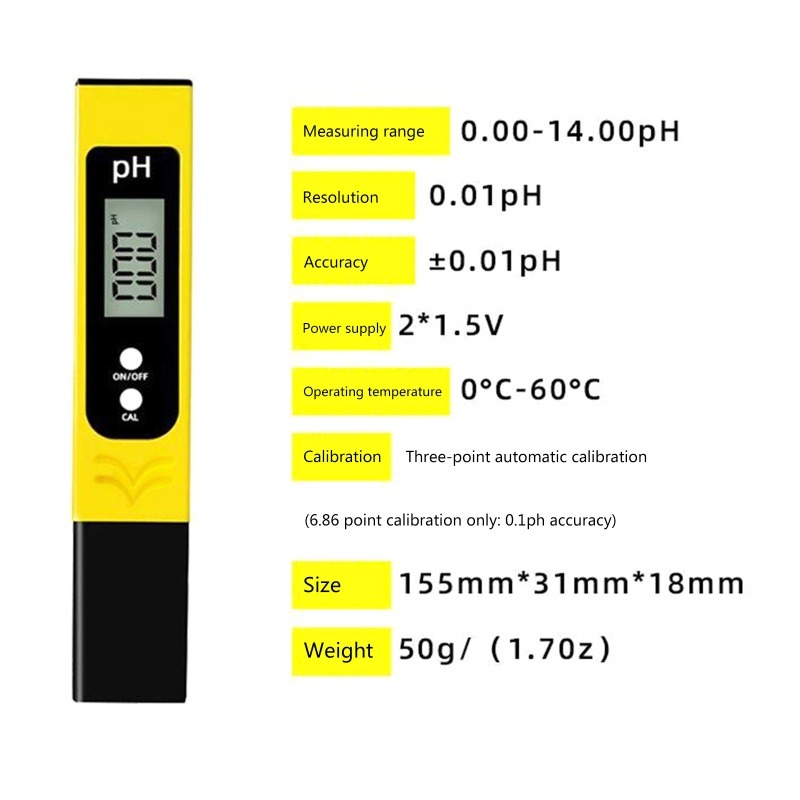 Bút Kiểm Tra PH TDS 0.01 Độ Chính Xác Cao Chuyên Dụng