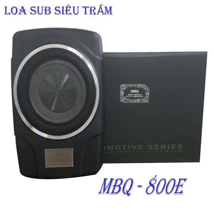 Loa Bass Siêu Trầm Đặt Gầm Ghế Xe Hơi, ô Tô Cao Cấp: Mã MBQ-800E