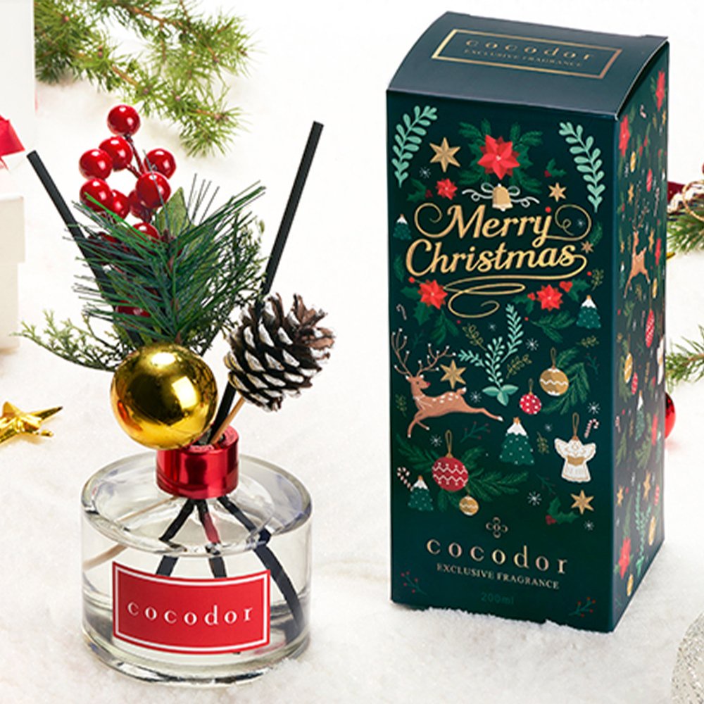 Tinh Dầu Tán Hương Bản Giáng Sinh Cocod'or Diffuser Christmas Edition 200ml - Black Cherry GomiMall