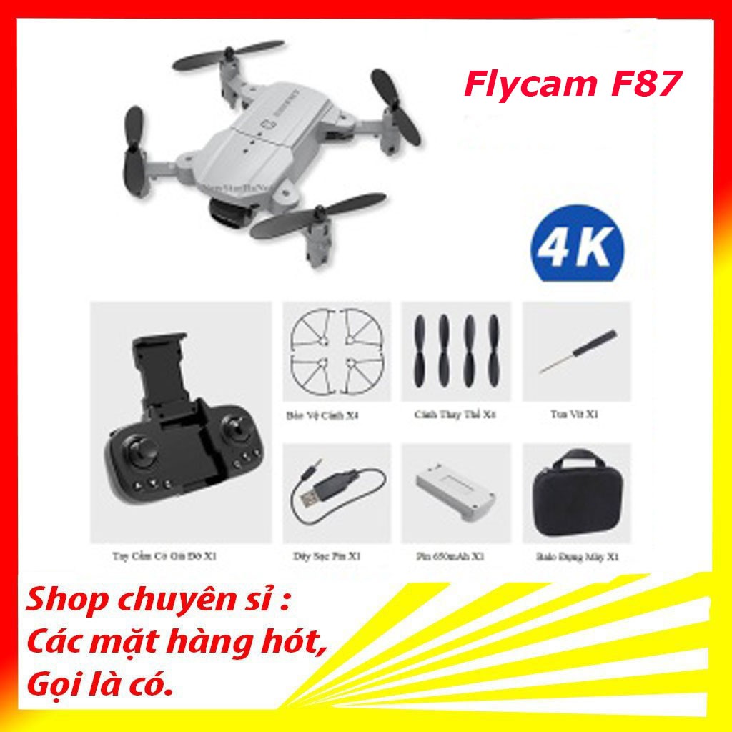 Flycam, Flycamera Mini Điều Khiển Từ Xa - Mini RC Drone F87 Chụp Ảnh Quay Phim | BigBuy360 - bigbuy360.vn