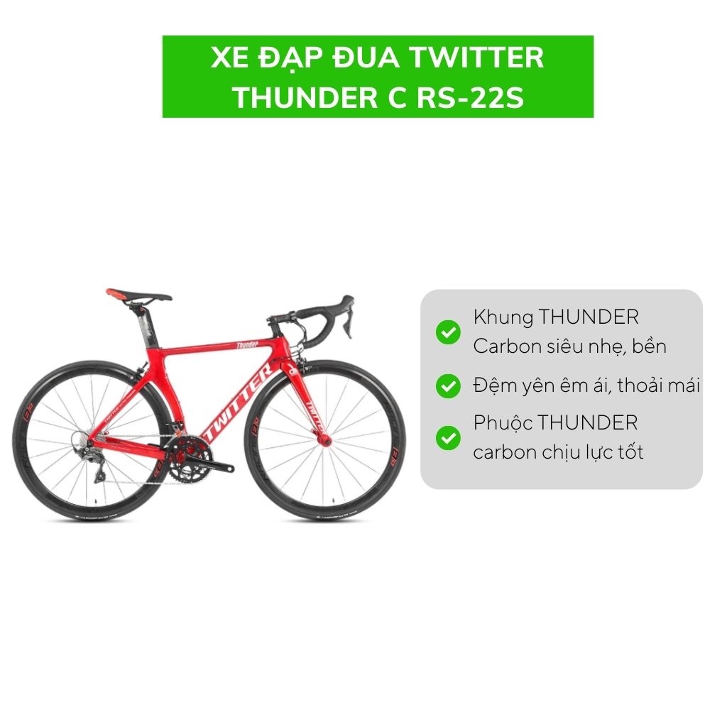 Xe đạp đua TWITTER THUNDER C RS-22S