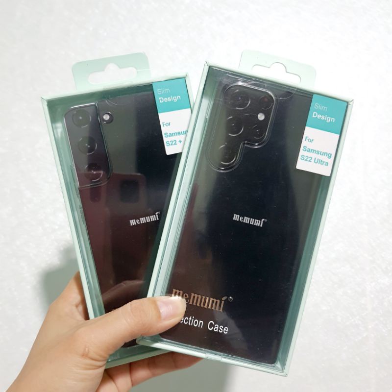 Ốp lưng memumi trong suốt Samsung S23 ULTRA , S23 PLUS ,S23 ,S22 Ultra S22 S22 plus khỏe màu máy