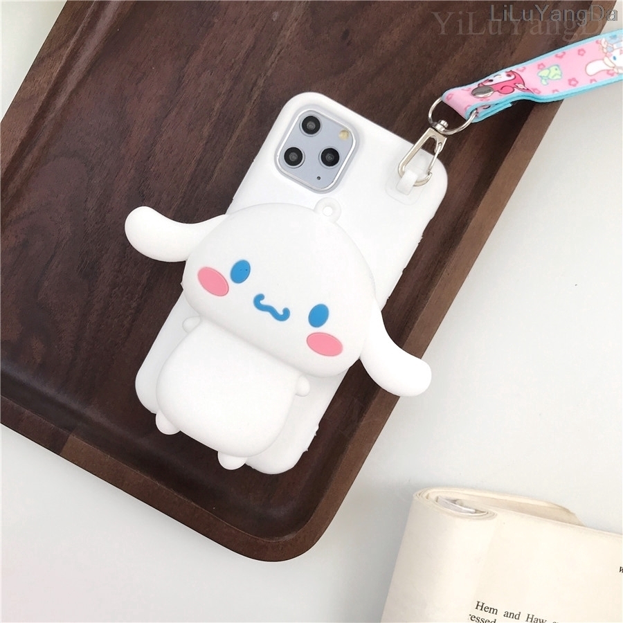 Ốp điện thoại dạng túi hình gấu nâu / Cinnamoroll Melody cho OPPO A1K F9 F9 Pro F7 F5 F5 Youth Reno 2 A83 A71 F3 Plus F3 Lite