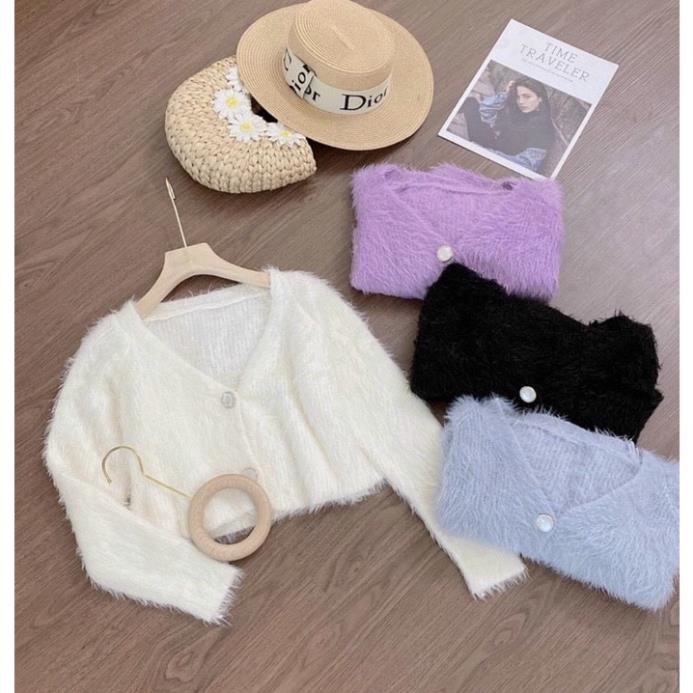 Áo len nữ cadigan, áo lông croptop chất len mịn mặc cực sang  mix đồ cực xinh hàng quảng châu cao cấp | BigBuy360 - bigbuy360.vn
