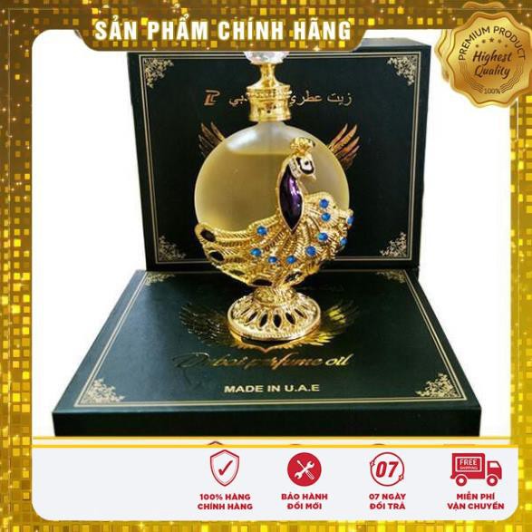 [CHÍNH HÃNG] - Nước hoa tinh dầu Dubai con công mẫu thiết kế 15ml ( Mẫu lớn ) | BigBuy360 - bigbuy360.vn