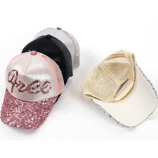 Korean style glitter pattern hats for women