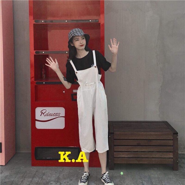 Yếm quần kaki oze dây rút bụng HARI0221 | BigBuy360 - bigbuy360.vn