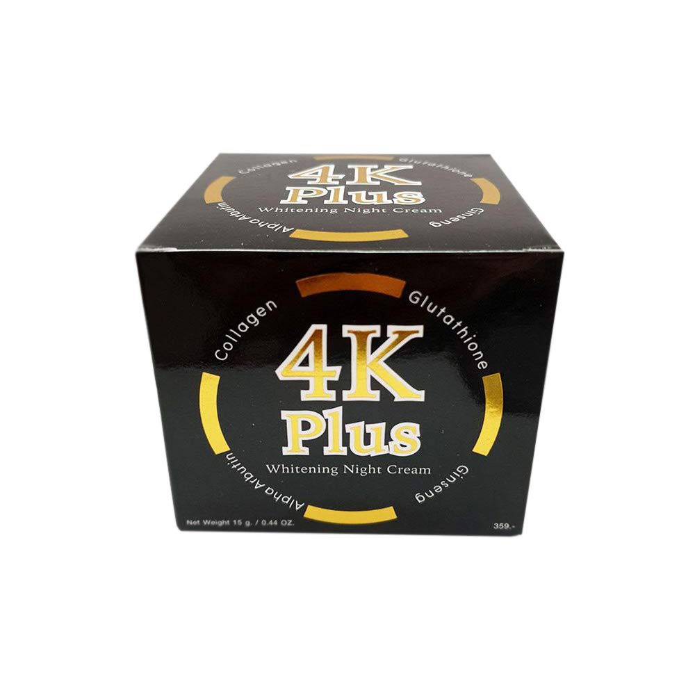 Kem Dưỡng Trắng Da Mặt 4K PLUS Whitening Night Cream 15g - Thái Lan