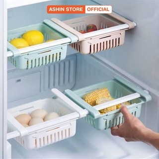 Khay Rổ Kéo Nhựa Đựng Thực Phẩm Trong Tủ Lạnh An Toàn