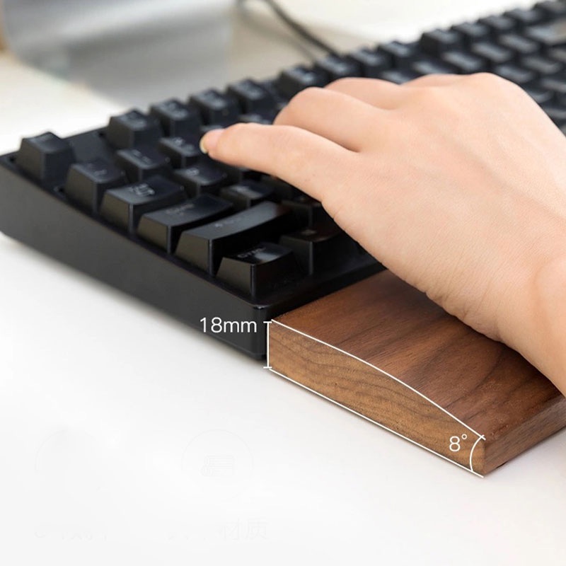 Kê tay gỗ bàn phím Fullsize,TKL