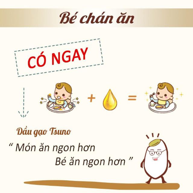 FamiShop Dầu gạo ăn dặm cao cấp Tsuno 180g cho bé ăn dặm