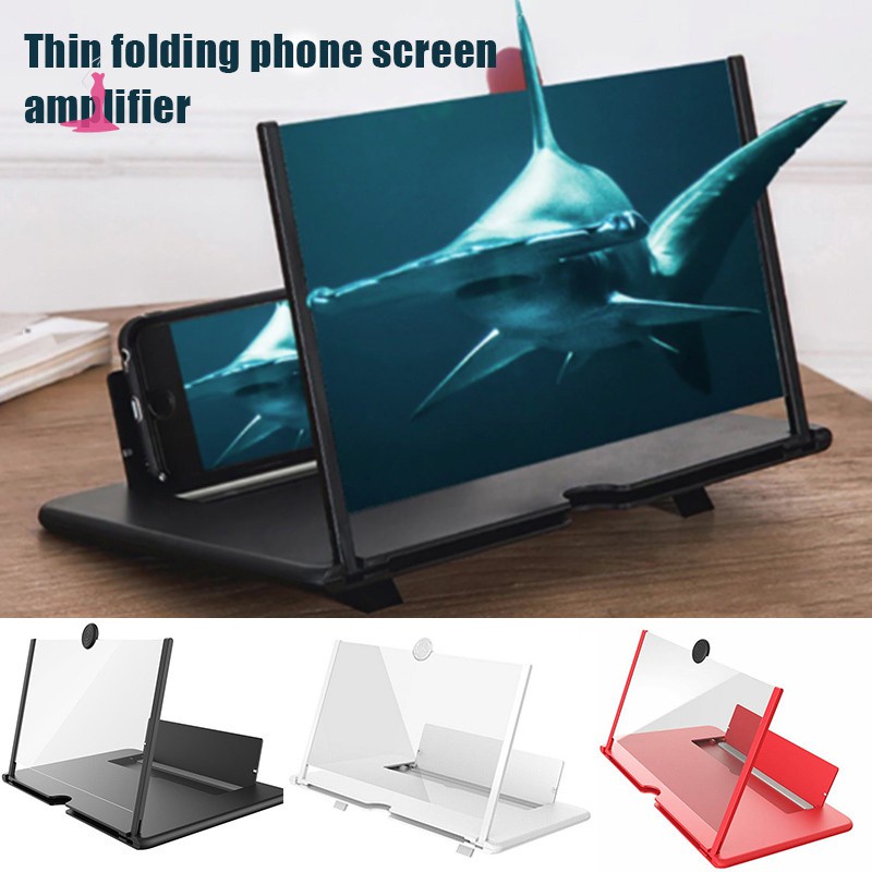 Bộ Khuếch Đại Màn Hình Điện Thoại Để Bàn Bằng Gỗ 3d Hd 40cm Tw