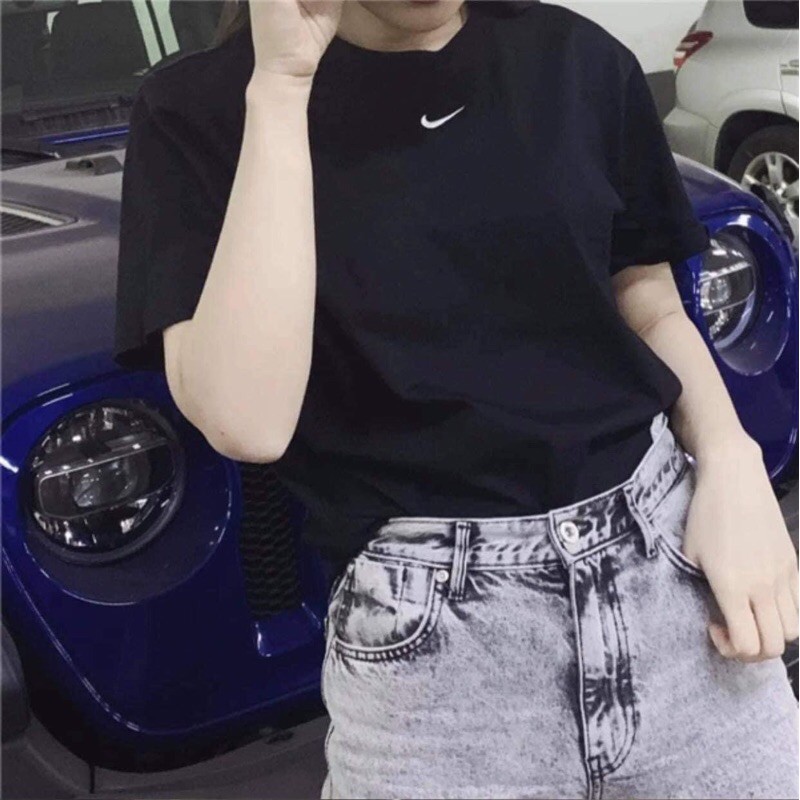 Áo phông unisex ♥️FREESHIP♥️ thêu lo go ( ảnh thật cuối bài)