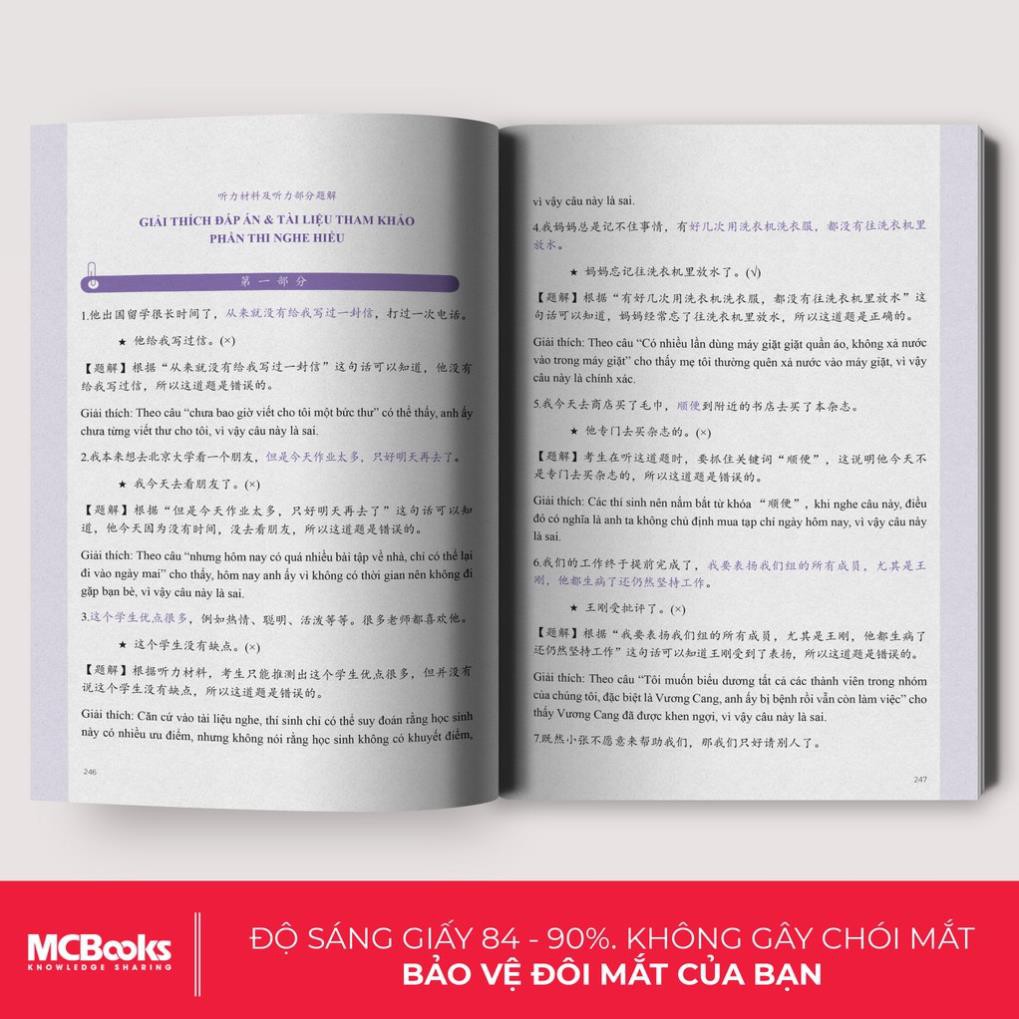 Sách - Bộ Đề Luyện Thi Năng Lực Hán Ngữ HSK 4 [MCBooks]