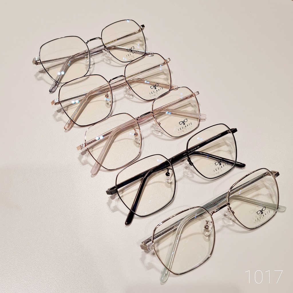 Gọng Kính Cận Kim Loại 1017 - Gọng Kính Mắt Kim Loại Thời Trang Hàn Quốc Lilyeyewear | BigBuy360 - bigbuy360.vn