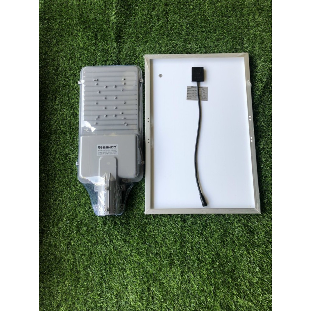 Đèn đường LED Năng Lượng Mặt Trời Bàn chải 200w 300w Siêu Sáng Chống nước IP65 ( Bảo hành 18 tháng - Sáng liên tục 12h )