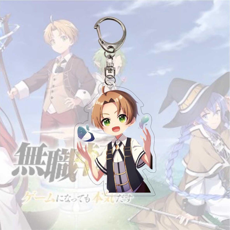 Mô Hình Mushoku Tensei Jobless Reincarnation Roxy Migurdia Anime 6Cm Bằng Acrylic Dễ Thương Có Móc Khóa