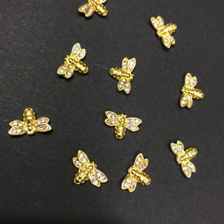 Charm ong gắn đá móng tay nail