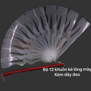 Khung chân mày 1 bộ 12 kiểu-ms052