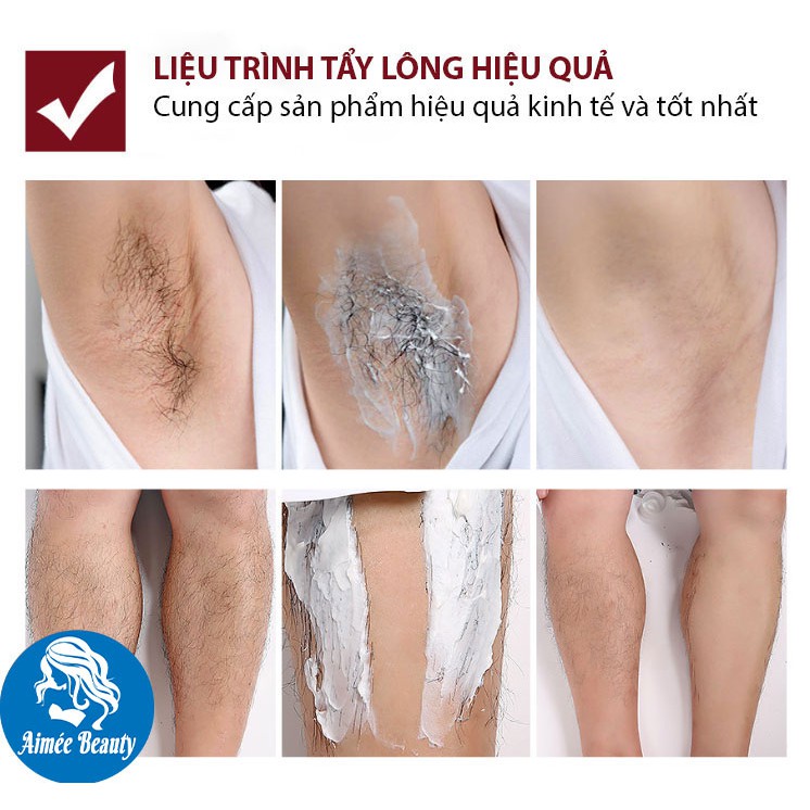 VIBRANT GLAMOUR KEM TẨY LÔNG TÁI TẠO DA TỰ NHIÊN AN TOÀN DEPILATORY CREAM HAIR REMOVAL (Có Che Tên)