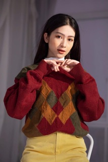 Áo len hoạ tiết