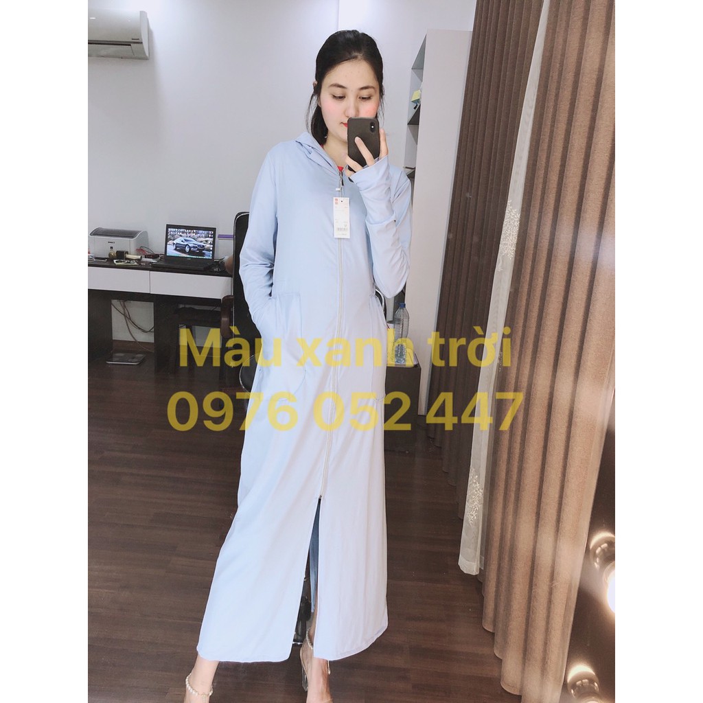 Áo chống nắng cho nữ thân dài từ 40 đến 65kg