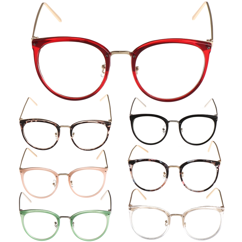 Kính mắt gọng kim loại phong cách retro