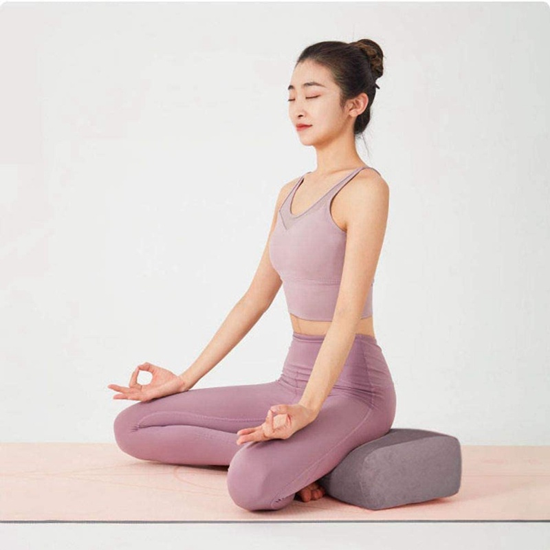 Gối Tập Yoga Hình Chữ Nhật Có Thể Giặt Máy Tiện Dụng