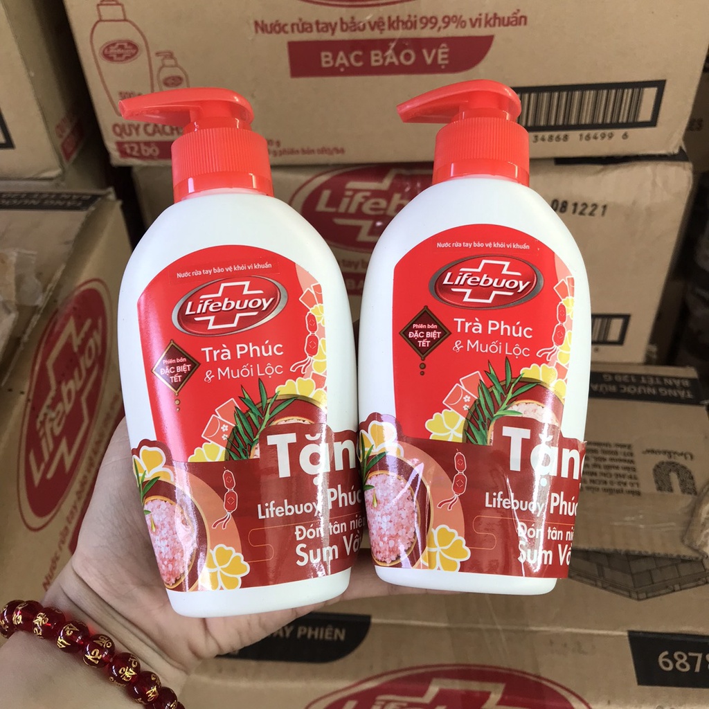 Combo 2 Chai Nước rửa tay chai Lifebuoy 120g