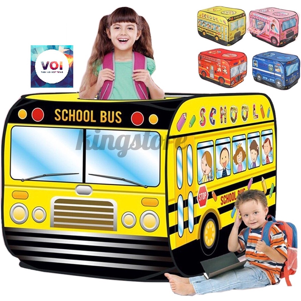 Lều bóng cho bé   hàng loại 1  hình xe đồ chơi ô tô xanh,đỏ.vàng,hồng cỡ lớn tự bung -tytytoys88