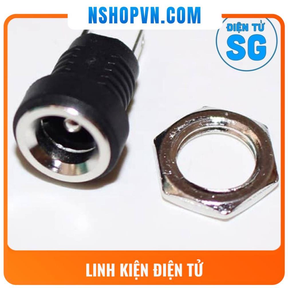 Jack DC 5.5 khóa ốc