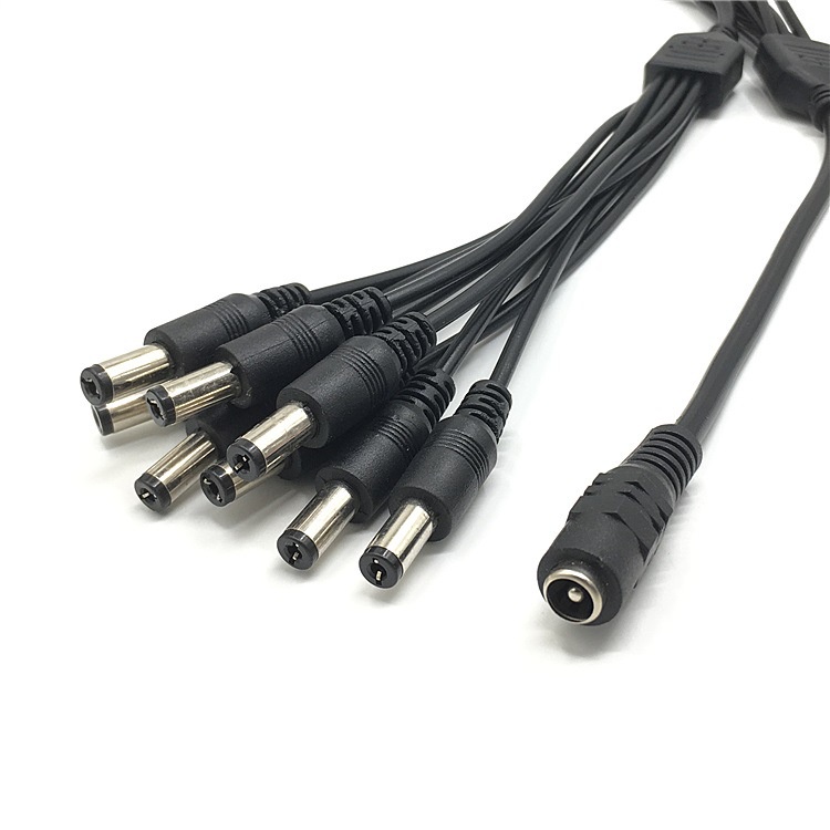 Dây chia nguồn DC 1 ra 2 và 1 ra 8 chân 5.5x2.1mm
