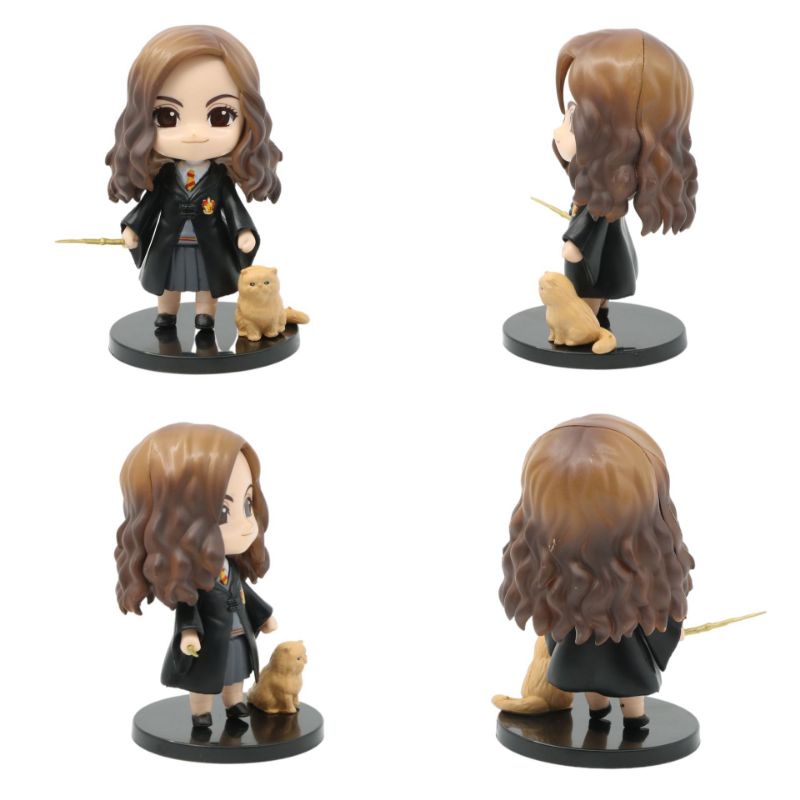Bộ 6 nhân vật Harry Potter phong cách Chibi siêu đáng yêu 10cm-Mẫu 1