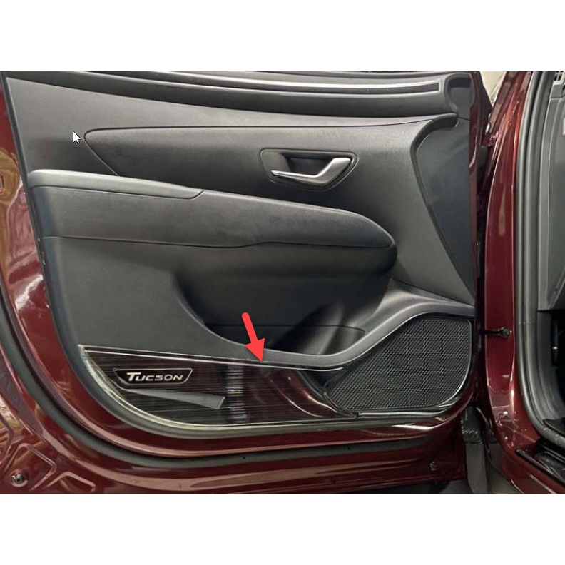 Ốp tapli, màng loa cánh cửa Tucson 2022