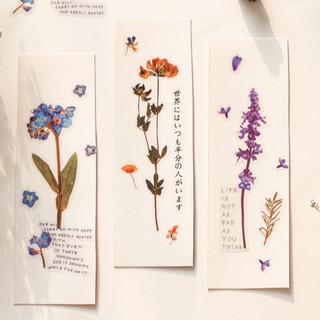 SET STICKER HOA KHÔ (DRIED FLOWERS) TRANG TRÍ SỔ BULLET JOURNAL