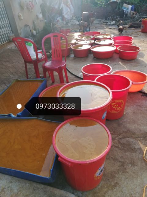 TINH BỘT NGHỆ NGUYÊN CHẤT 100% NHÀ LÀM