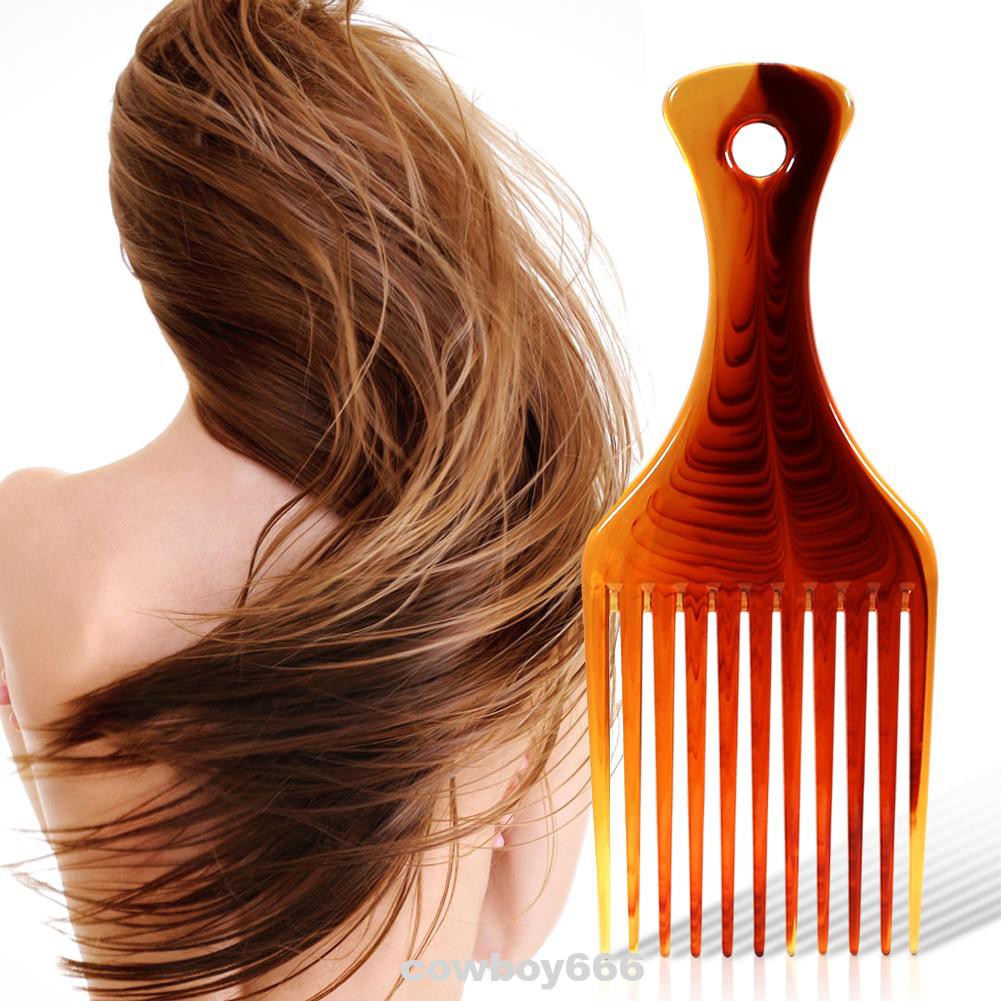 Comb Big Size Hairdressing Detangling Oil Hair Portable Professional Curly Tools Amber