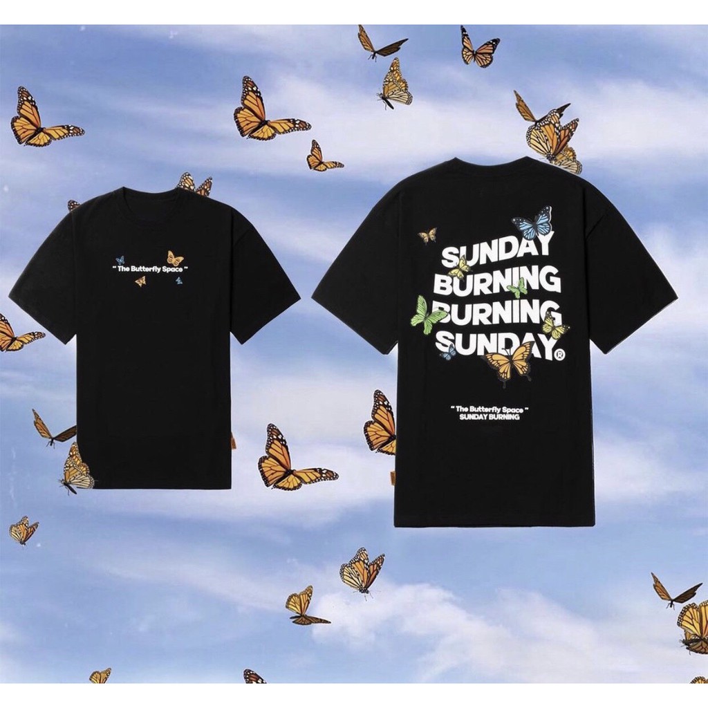 Áo Thun SUNDAY BURN.ING Ulzzang Unisex 1hitshop | BigBuy360 - bigbuy360.vn